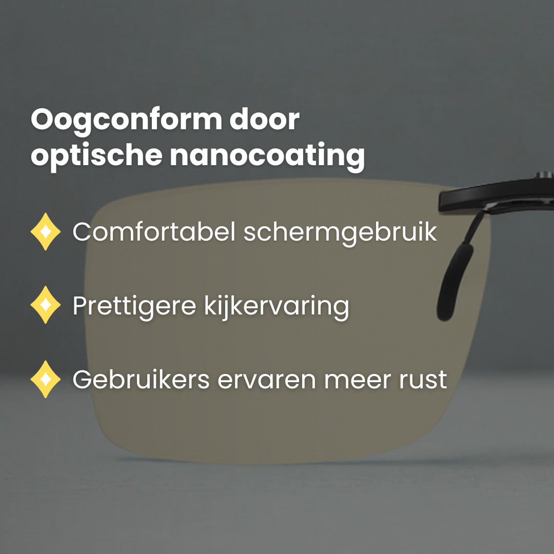 Clip - on blauwlicht dagbril - Alinastore