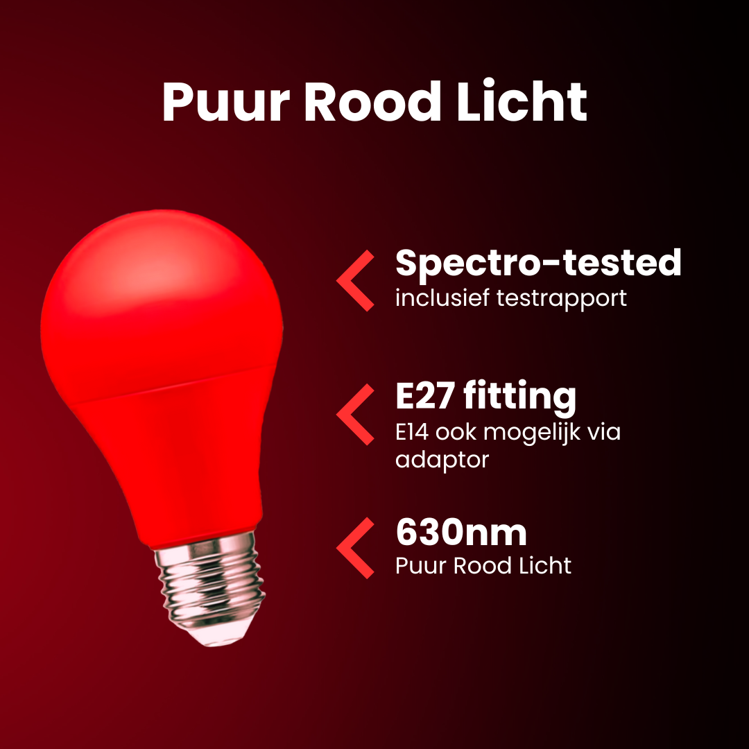 Rood Licht Indraailamp