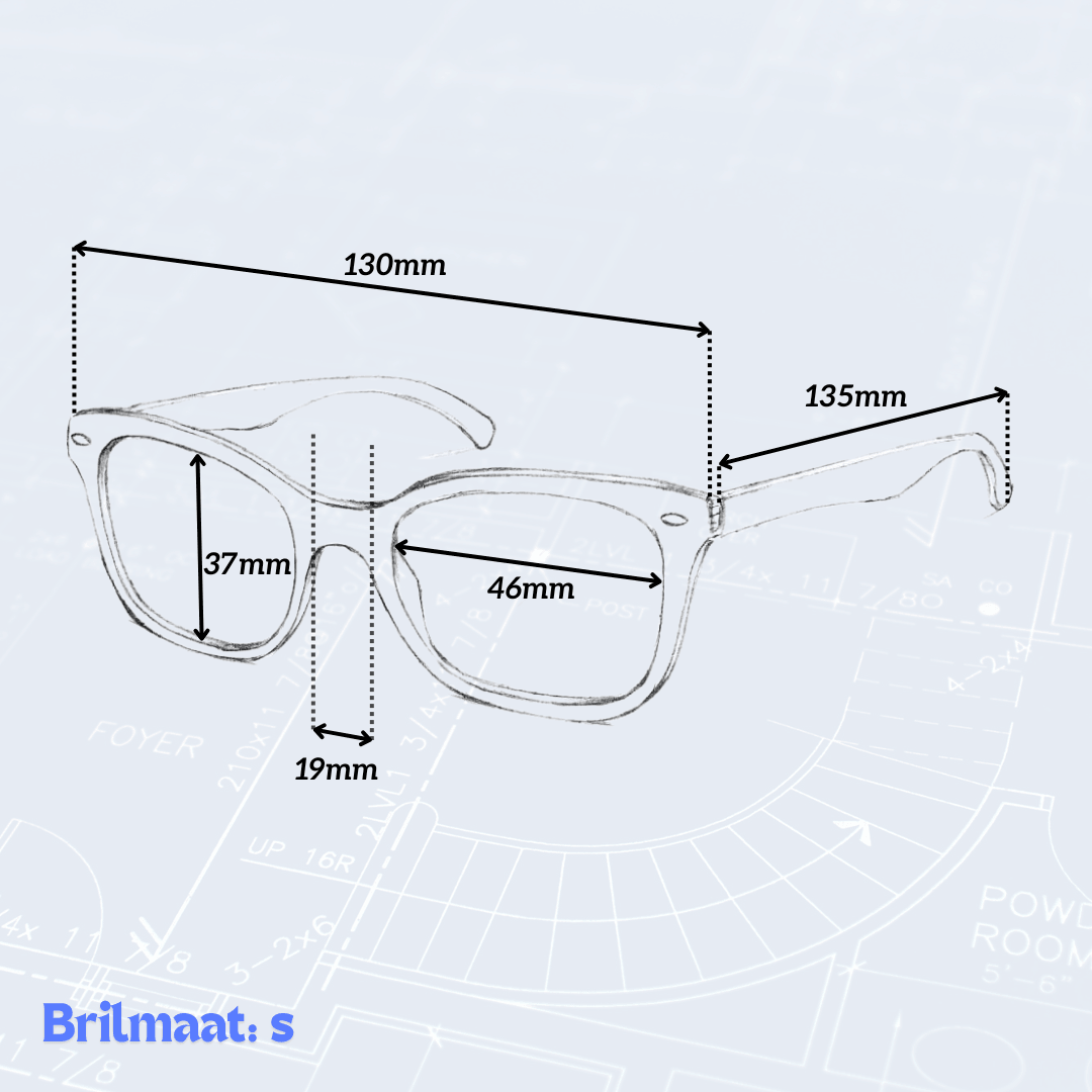 Blauw Licht Bril - S - Alinastore