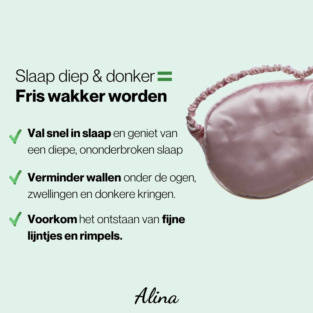 Gratis Zijde Slaapmasker - Alinastore